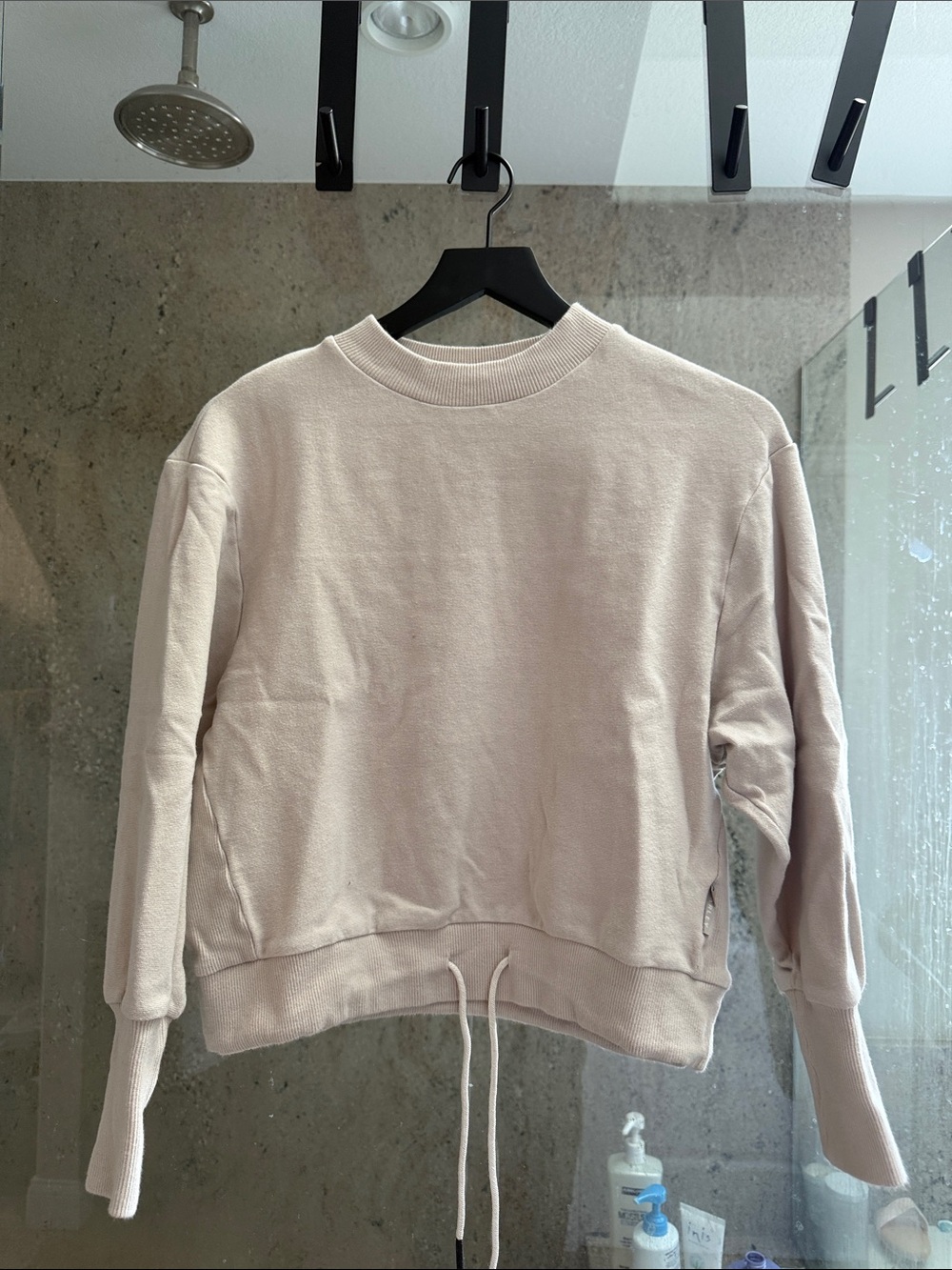 Varley Women’s Crewneck Drawstring Hem Sweatshirt - Cream